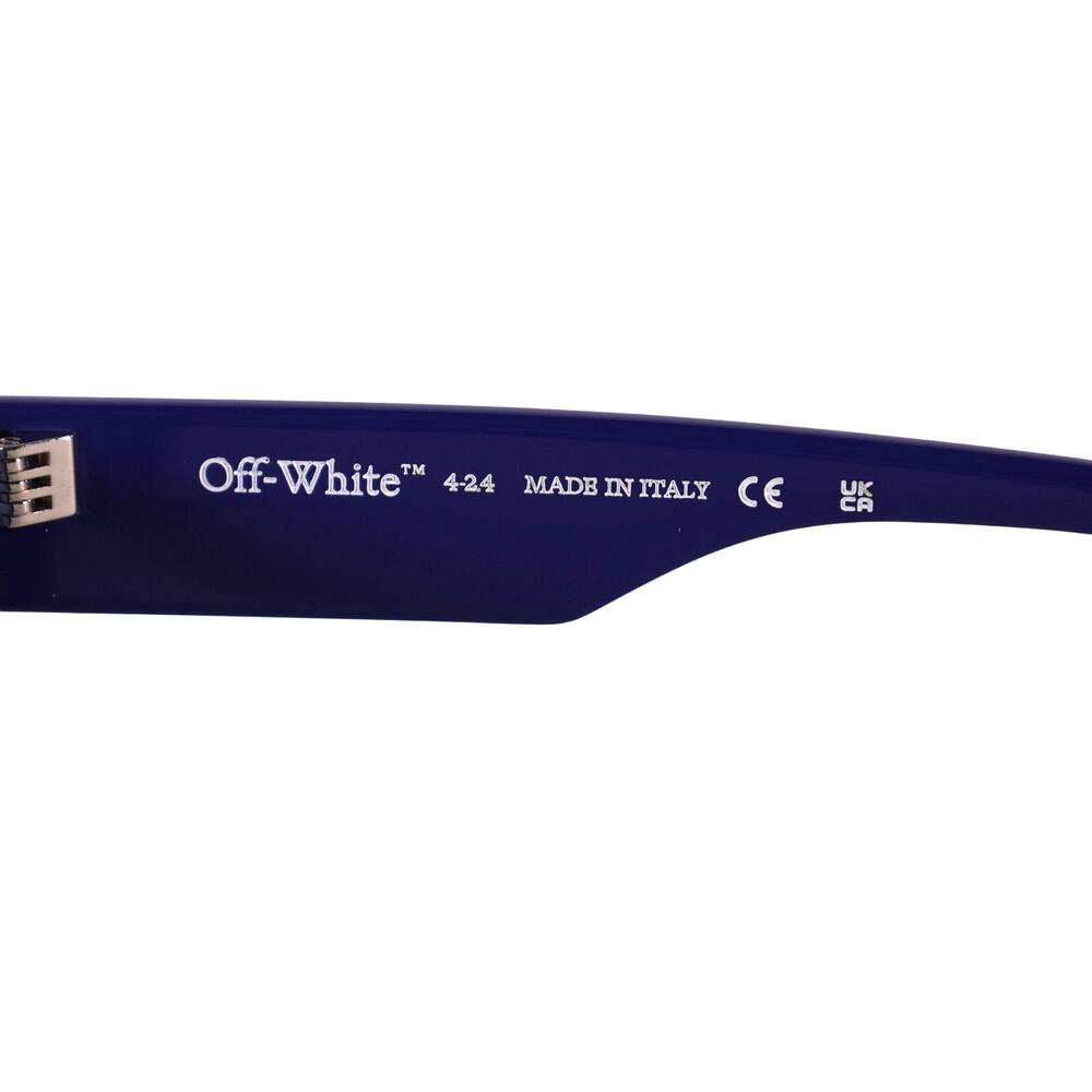Off-White Rectangle Vancouver Sunglasses - Blue /… - image 4